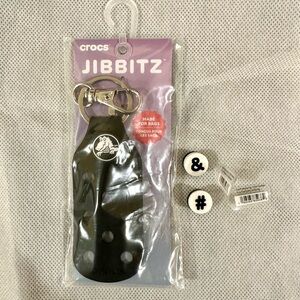 CROCS Jibbitz Holder, Black Bag Charm & Jibbitz